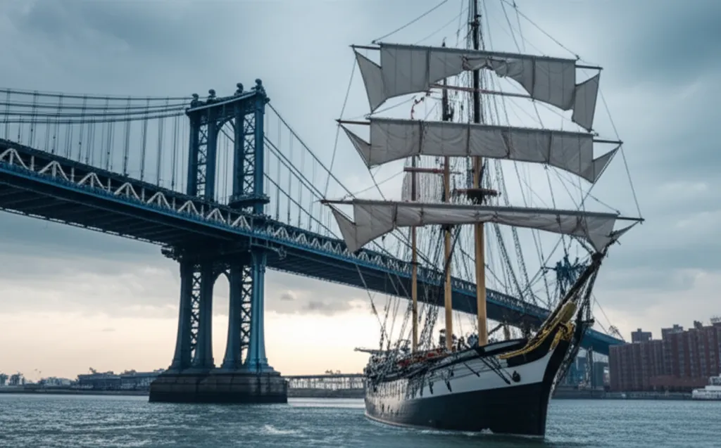 Brooklyn Bridge: When a Mexican Navy Ship Made History (Almost)